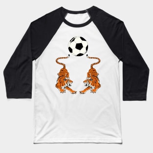 Tiger Football Soccer Ball Sports Team Jersey - White Version Baseball T-Shirt